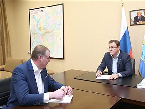 Губернатор Самарской области провел встречу с главой Борского района