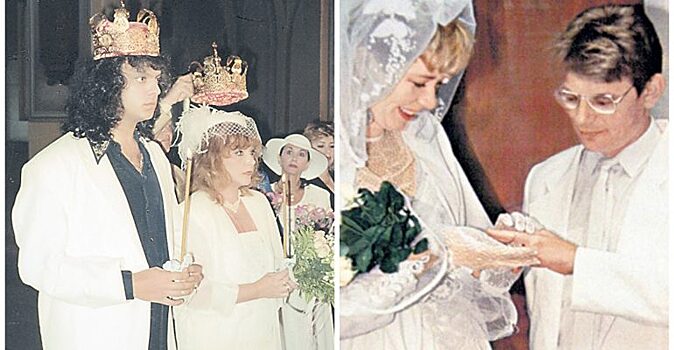 Браки нашей молодости: редкие фото со свадеб российских звёзд в 90-е
