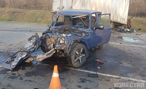 В страшной аварии под Курском погиб водитель
