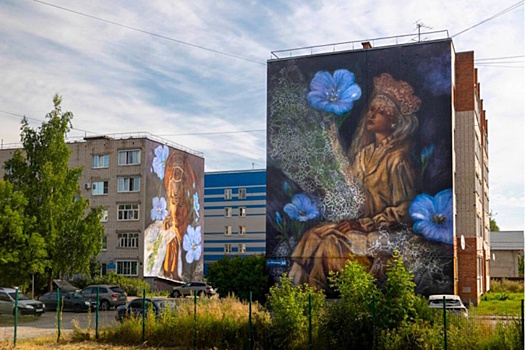 Более сотни новых муралов подарили Вологде участники фестиваля «Палисад-2025»