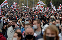 Марш протеста оппозиции в Минске закончился задержаниями и применением спецсредств силовиками