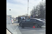 В Москве произошла авария с участием машины скорой помощи