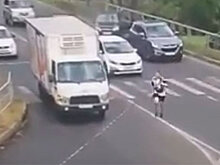 Появилось видео нападения на пост ДПС в Краснодаре