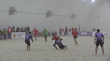 Соревнования по пляжному регби прошли в Химках