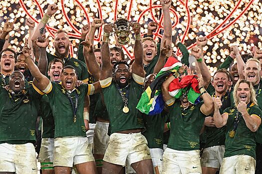 Эмоции после финала чемпионата мира по регби — 2023: сборная ЮАР обыграла Новую Зеландию с разницей в одно очко