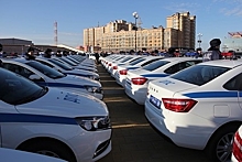 На Ставрополье полицейским вручили ключи от новых служебных автомобилей