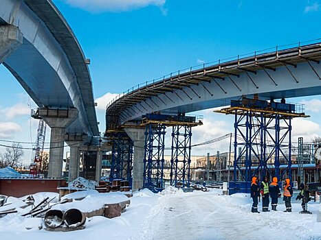 Собянин рассказал о строительстве транспортных развязок в Москве