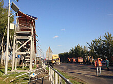 Обрушение перехода: на трассе М-7 «Волга» упал пешеходный мост