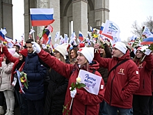 На Выставке «Россия» состоялось праздничное шествие «Крым – Севастополь – Россия навсегда»