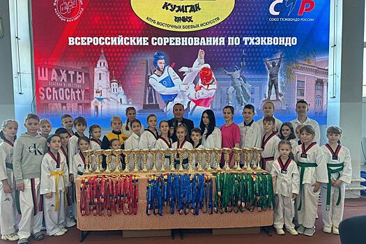 Донские спортсмены завоевали 62 медали на Всероссийских соревнованиях по тхэквондо