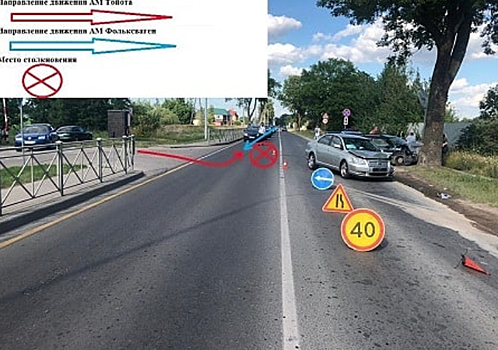В Калининграде в ДТП пострадал мужчина и пожилая женщина