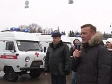 «Скорая помощь» выехала с Красной площади Курска