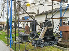 В Донском монастыре началась реставрация 46 исторических надгробий