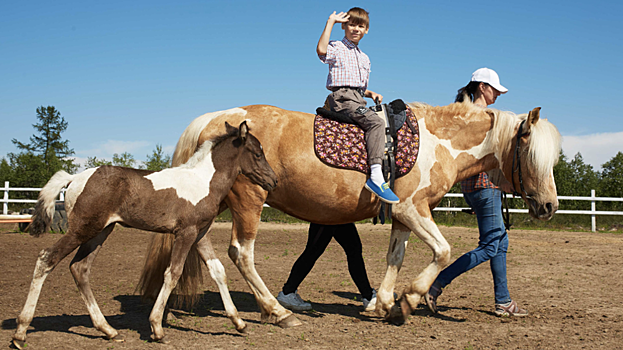 Марианна Полякова рассказала о чудесах, которые творит иппотерапия с детьми в ЯНАО. ВИДЕО