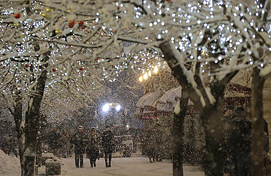 Под Рождество в Московском регионе ожидается двухдневный снегопад