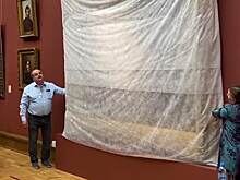 Известную картину Репина впервые показали на видео после реставрации