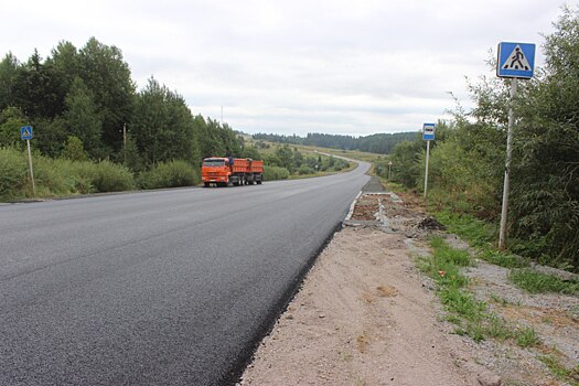 Готовность ремонта дороги Липовка-Кельчино в Удмуртии составляет 90%