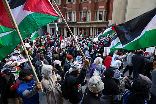 Медведев заявил об отличии митингов в поддержку Палестины и Украины