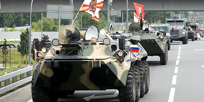 Дорога мужества: пробег бронетехники к юбилею Победы завершится в Москве