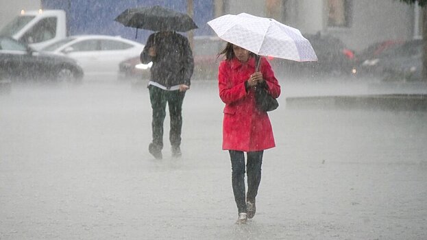 Рекордный дождь, который начался в Москве, будет идти 24 часа