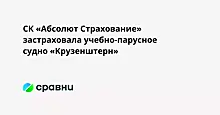 СК «Абсолют Страхование» застраховала учебно-парусное судно «Крузенштерн»