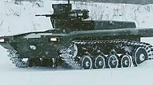 Российский боевой робот "Уран-9" попал на видео