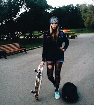 «Скейт и рваные колготки»: Александра Бортич показала, как выглядела 5 лет назад