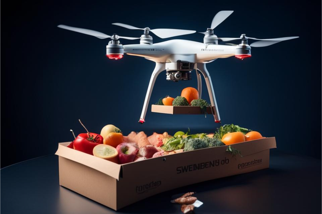 В Швеции запустят доставку еды с помощью дронов