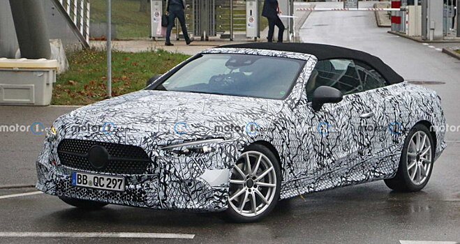 Mercedes CLE Cabrio заметили на тестах