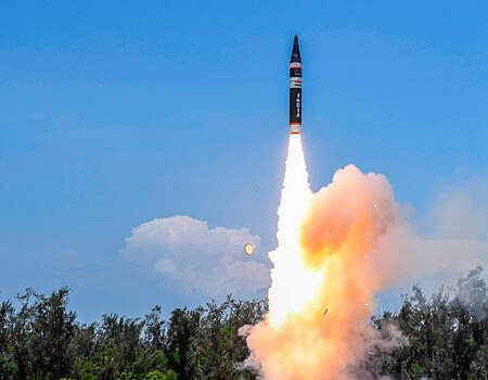 В Индии сообщили об успешных испытаниях баллистической ракеты Agni Prime