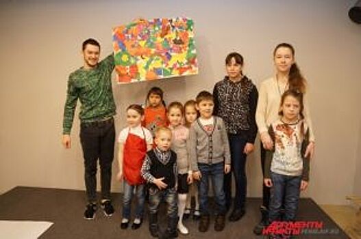 Все цвета мечты. Художник Максим Чёрный провёл мастер-класс для детей