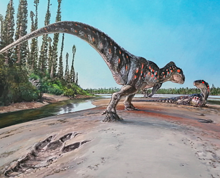 «Присел отдохнуть»: найден огромный след динозавра