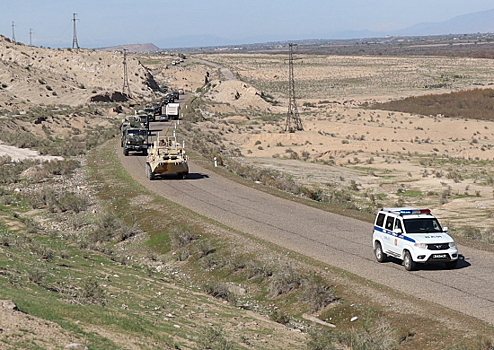 Инспекторы ВАИ в Таджикистане обеспечили безопасность дорожного движения воинских колонн для участия в учении