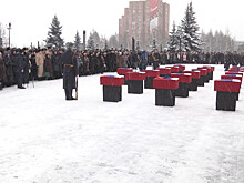 История Победы: в Нижнекамске перезахоронили бойцов лыжного батальона