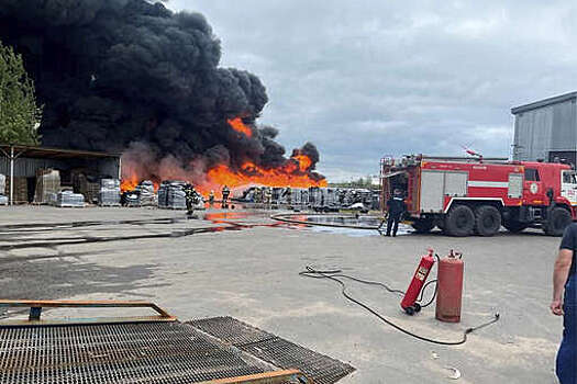 МЧС: пожар на складе с удобрениями в подмосковном Раменском полностью ликвидирован