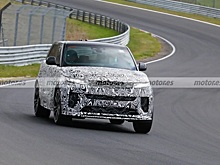 Обловленный внедрожник Range Rover Sport SV протестировали Нюрбургринге в преддверии дебюта 31 мая