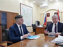Виктор Кудряшов обсудил вопросы взаимодействия с руководителем УФНС по Самарской области Кириллом Князевым