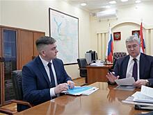 Виктор Кудряшов обсудил вопросы взаимодействия с руководителем УФНС по Самарской области Кириллом Князевым