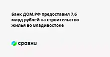 Ещё один жилой комплекс на 1300 квартир построят во Владивостоке