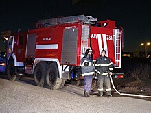 Крупный пожар произошел на складе в Подмосковье