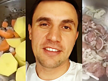 Участник спора о "макарошках" показал свое меню