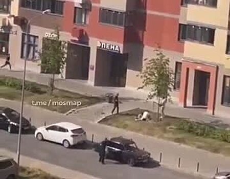 Массовая драка мигрантов со стрельбой в Подмосковье попала на видео