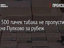 Почти 500 пачек табака не пропустила таможня Пулково за рубеж