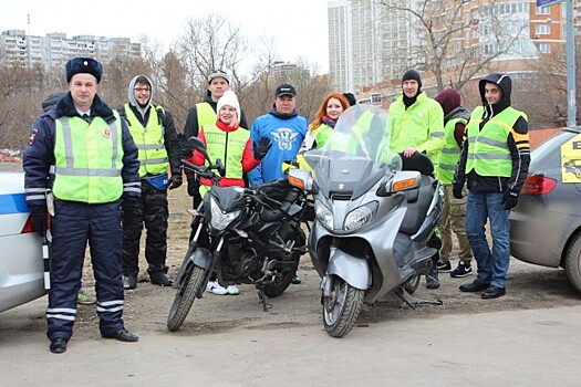Сотрудники Госавтоинспекции Западного округа приняли участие в акции «Внимание, мотоциклист!»