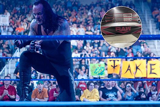 Реслинг WWE, Гробовщику накрыли стол под рингом, The Undertaker, хитрости реслинга, чем занимаются рестлеры под рингом