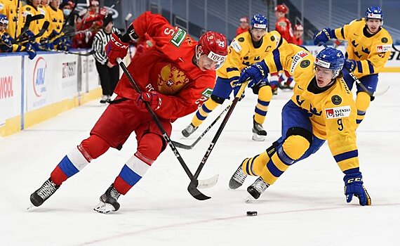 Сборная России в овертайме победила Швецию на МЧМ
