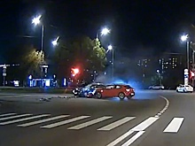 Возле железнодорожной станции «Косино» столкнулись два автомобиля