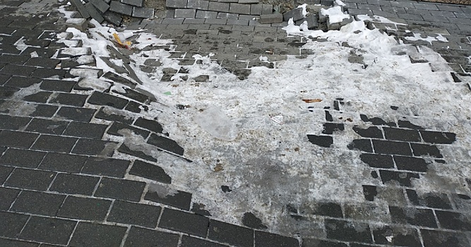 На ремонт челябинских тротуаров требуется около полумиллиарда рублей