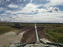 В Калининградской области прошли учения танкистов армейского корпуса Балтфлота