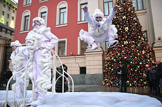 Собянин открыл фестиваль «Путешествие в Рождество»